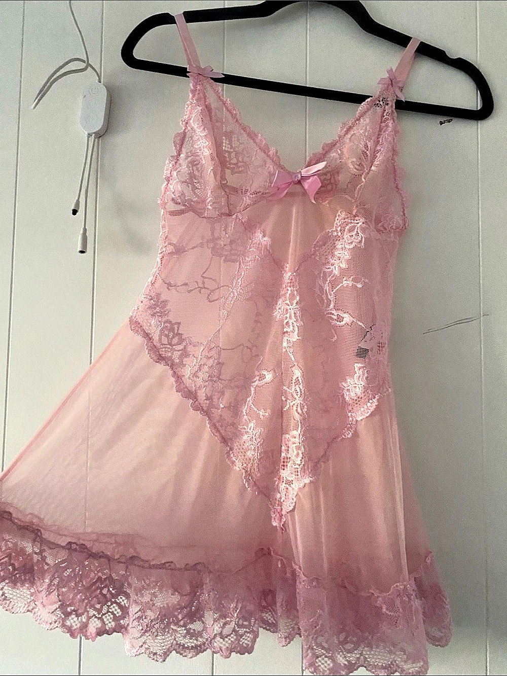 Pink Lace Chemise Like New